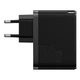 Мережевий зарядний пристрій Baseus GaN5 Pro Fast Charger C+U 100W (+кабель Type-C 1м) Black (CCGP090201) - зображення 2