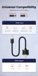 Кабель Ugreen HD106 HDMI Male to DVI (24+1) Round Cable 1.5 м Black (UGR-11150) - изображение 2