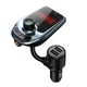 FM модулятор D5 автомобільний трансмітер 2 Usb+Led з підтримкою MP3/WMA Чорний (10433) - изображение 1