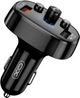 FM-трансмітер XO BCC03 Car Charger 18W Bluetooth+QC3.0 Quick Charger Black (6920680877348) - зображення 3