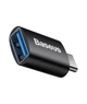 Перехідник Baseus Ingenuity Mini OTG Type-C / USB 3.1 Чорний (ZJJQ000001) - зображення 1
