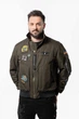 чоловічий бомбер - UA SKY ACES - хакі, XL - зображення 5