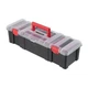 Органайзер INTERTOOL BX-4043 Кейс пластиковый 18" 7 ячеек 6 съемных перегородок 46х16.5х12.2 см - изображение 1