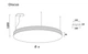 Декоративний LED светильник - круг VELA Discus-1000 80W - изображение 2