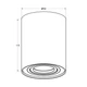 Точечный светильник Zuma Line Tuba GU10 1x50W IP20 - изображение 2
