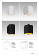 Настінний світильник Zuma Line SOLA WL ROUND BLACK-GOLD 91061 - зображення 3
