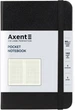 Записная книга Axent Partner 95х140 мм в клетку 96 листов Черная (8301-01-A) - изображение 1