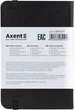 Записная книга Axent Partner 95х140 мм в клетку 96 листов Черная (8301-01-A) - изображение 3
