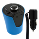 FM модулятор HZ H26BT автомобільний трансмітер AUX USB 2.1A з підтримкою Bluetooth Синій (10443) - изображение 3