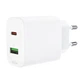 Сетевое зарядное устройство Acefast A25 1 USB/ 1 Type-C 3A 20W PD QC белое - изображение 5