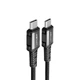 Кабель Acefast C1-03 Type-C to Type-C PD 60W 1.2m чорний - зображення 3