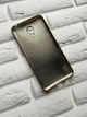 Силиконовый чехолс тиснением и золотым ободком для Meizu M3 Note Темно-коричневый - изображение 2