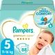 Pieluchy Pampers Premium Care Rozmiar 5 11-16 kg 88 szt (4015400541813) - obraz 1
