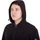 Кофта спортивная на молнии с капюшоном JASON 0991 L черный - изображение 5