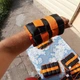 Утяжелители 4 кг (2 по 2 кг) на руки и ноги для фитнеса спорта единоборств универсальные манжеты Champion 2149 - изображение 8