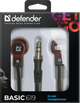 Наушники Defender Basic-619 Black-Red - изображение 3