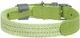 Ошейник для собак из кожи и восстановленного хлопка WAUDOG Classic M 20 мм х 30-39 см Салатовый (58925Collar) - изображение 2