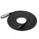 Микрофонный кабель Manchez S7 XLR мама - Jack 3.5 мм 2.5 метра черный - изображение 2