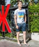 Мужские шорты бермуды Gailang 3497 S цвет комбинированный - изображение 2