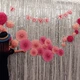 Шторка дождик фольгированная для фотозоны Серебро 1*2,5м - изображение 2