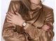 Женские часы ANNE KLEIN AK/2706CHHY Золото\Коричневый с прямоугольным корпусом - изображение 3