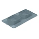 Миска складана WAUDOG Silicone385х230х50 мм сірий - зображення 1