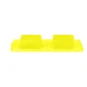 Миска складана WAUDOG Silicone,385х230х50 мм жовтий - зображення 2