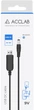 Кабель питания ACCLAB USB to DC 5.5 х 2.5 мм 9 В 1 A 1 м Черный (1283126565113) - изображение 2