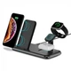 Беспроводная док-станция для зарядки 4 в 1 Smart Pro Wireless Charger HS-298 - изображение 3