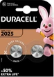 Specjalistyczna litowa bateria pastylkowa Duracell DL2025/CR2025 2 szt. (5000394045514) - obraz 2
