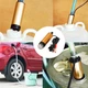 Портативний насос для перекачування палива та інших рідин Diesel pump 12V (золотистий) - зображення 2