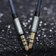 Кабель для аудио Hoco 3.5mm AUX с микрофоном 1 м Металлический серый (UPA04) - изображение 8
