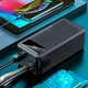 Павербанк Power bank 4 роз'єми I-Battery 60000 mAh з ліхтариком Чорний - изображение 3