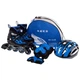 Роликовые коньки Zelart Banwei 188 с защитой размер 35-38 Black-Blue - изображение 1