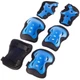 Роликовые коньки Zelart Banwei 188 с защитой размер 35-38 Black-Blue - изображение 4