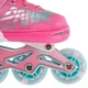 Роликовые коньки Zelart Banwei 168 с защитой размер 35-38 Pink-Mint - изображение 6