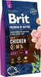 Сухий корм для дорослих собак дрібних порід Brit Premium Adult S зі смаком курки 8 кг (8595602526307) - зображення 1