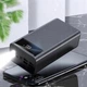 Повербанк Power Bank с фонариком УМБ XO 40000mAh мощный аккумулятор портативное зарядное устройство 22.5Вт Digital display (3 input 4 output) Black - изображение 12