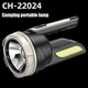 Фонарь кемпинг светодиодный ручной переносной CH-22024-5W+COB, Li-Ion аккум., microUSB (KF67748857) - изображение 3