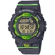 Мужские наручные часы CASIO GBD-800-8ER с подсветкой Черные с зеленым - изображение 1