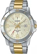 Наручные водонепроницаемые часы Casio MTP-VD01SG-9BVDF Золотистые с серебристым - изображение 1