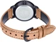 Женские часы с классическим ремешком Casio LTP-VT02BL-1A Черные с коричневым - изображение 4