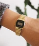 Женские классические наручные часы CASIO LA670WGA-1 Желтое золото\черный - изображение 10