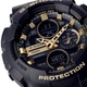 Жіночий наручний годинник Casio GMA-S140M-1AER Чорний із золотом лаконічний - зображення 2