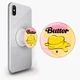 Попсокет (Popsockets) держатель для смартфона БТС (BTS) (8754-3269-WT) Белый - изображение 1