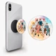 Попсокет (Popsockets) держатель для смартфона БТС (BTS) (8754-3264-BK) Черный - изображение 1
