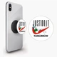 Попсокет (Popsockets) держатель для смартфона JUSTDOIT tomorrow (Просто сделай это завтра) (8754-2007-BK) Черный - изображение 1