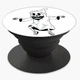 Попсокет (Popsockets) держатель для смартфона Скелетон (8754-2085-BK) Черный - изображение 3