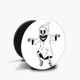 Попсокет (Popsockets) держатель для смартфона Скелетон (8754-2085-BK) Черный - изображение 5