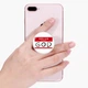 Попсокет (Popsockets) держатель для смартфона Hello, my name is (8754-2004-BK) Черный - изображение 6